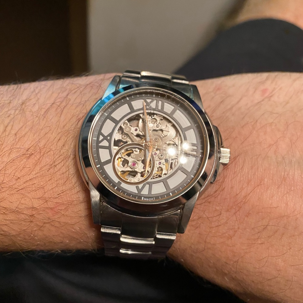 Bulova 96a110 men’s stainless watch